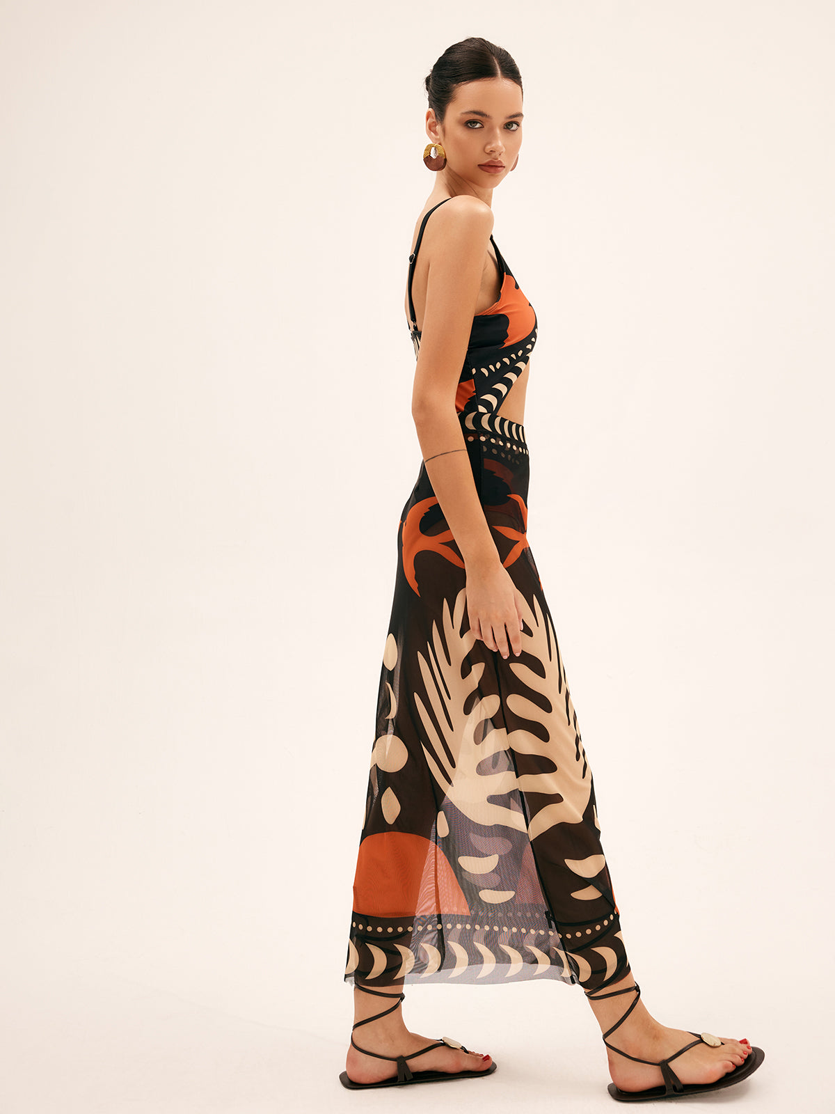 Cleo Maxi Dress | Flattering Cutout Design, Soft Breathable Material